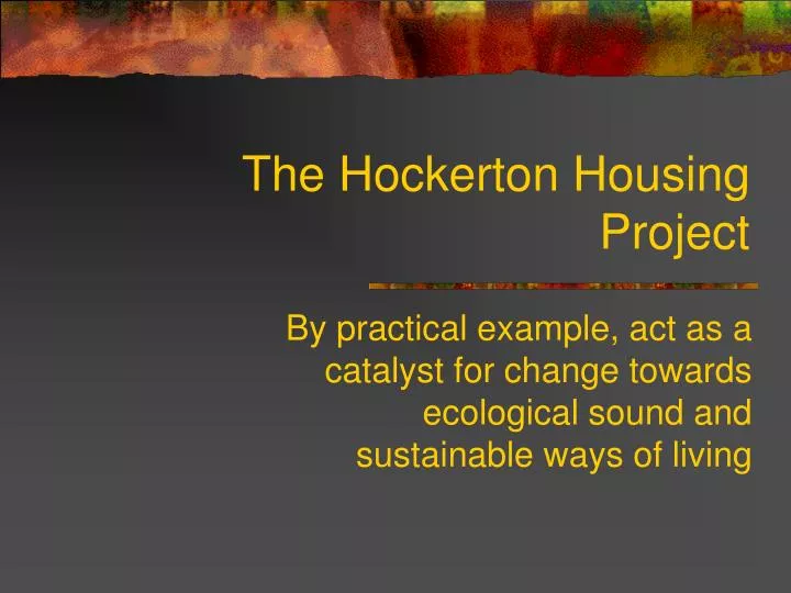 the hockerton housing project