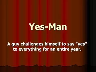 Yes-Man