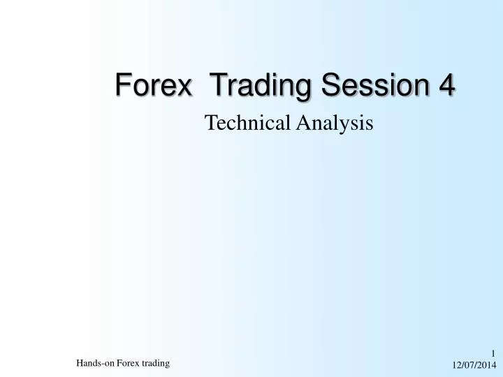forex trading session 4