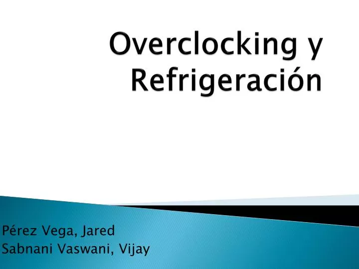 overclocking y refrigeraci n