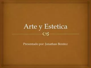 arte y e stetica