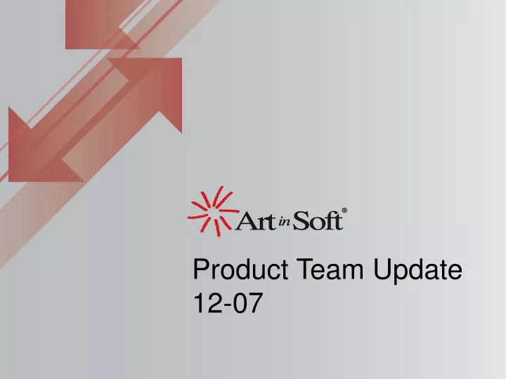 product team update 12 07