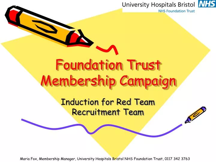 foundation trust membership campaign