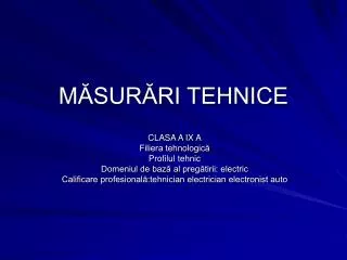 m sur ri tehnice