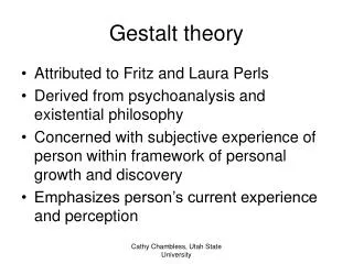 Gestalt theory