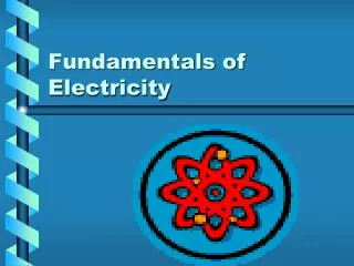 Fundamentals of Electricity