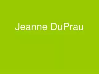 Jeanne DuPrau