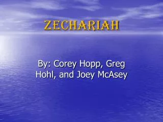 Zechariah