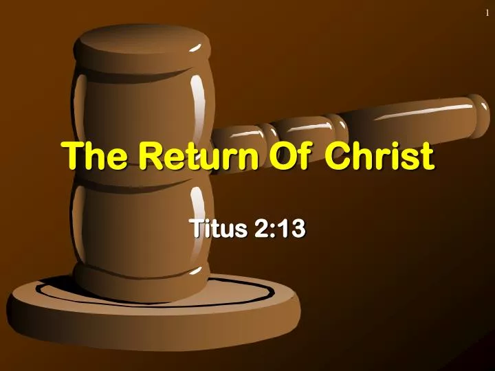 the return of christ