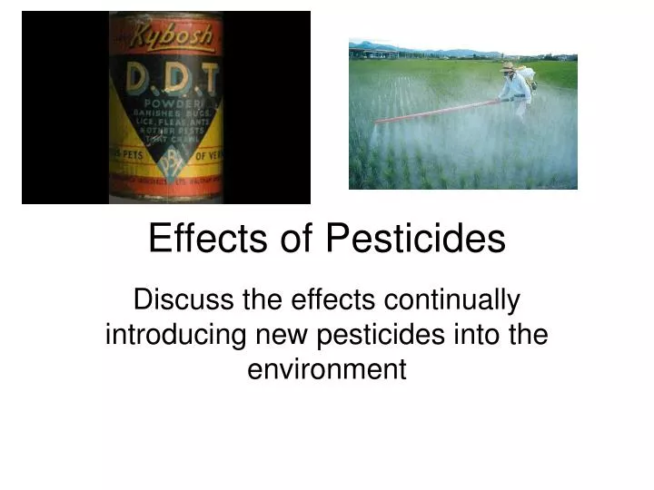 effects of pesticides