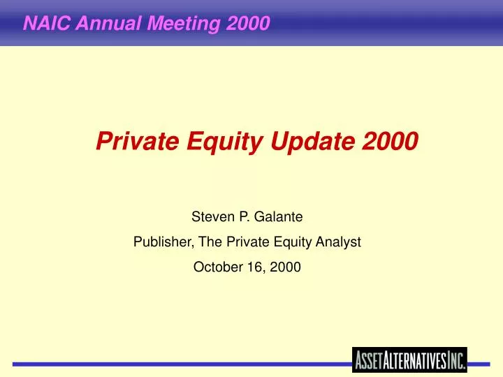 private equity update 2000