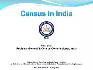 Office of the Registrar General &amp; Census Commissioner, India