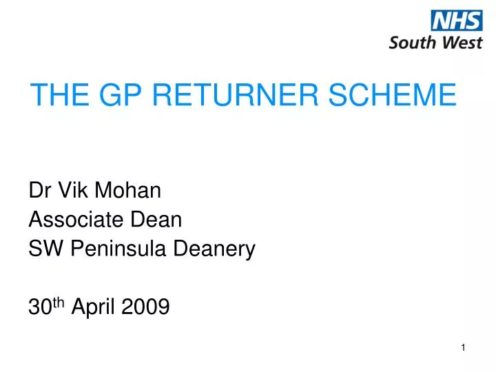 the gp returner scheme