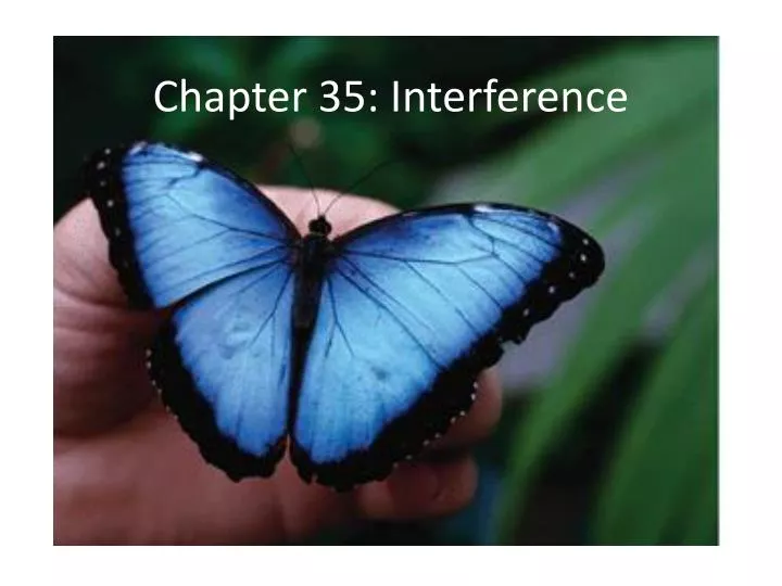 chapter 35 interference