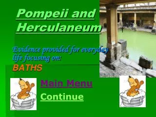 Pompeii and Herculaneum