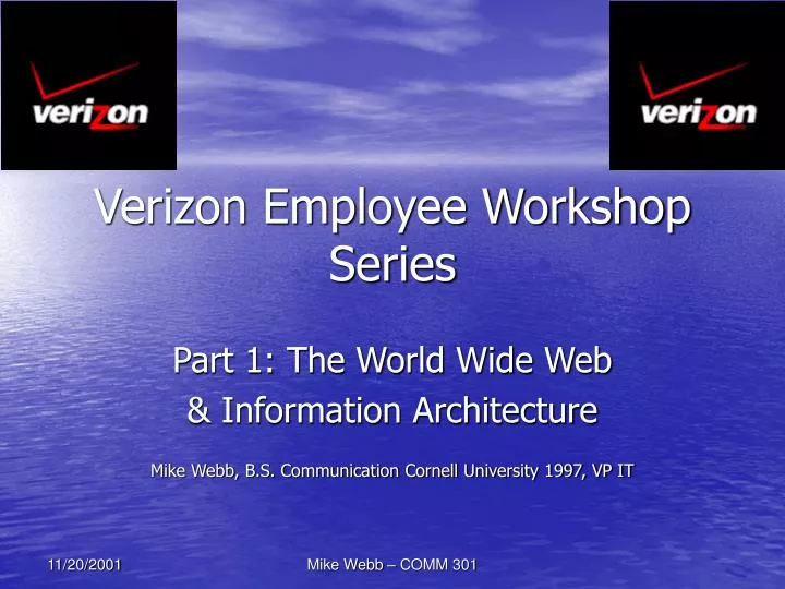 verizon employee workshop series