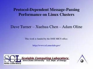 Protocol-Dependent Message-Passing Performance on Linux Clusters