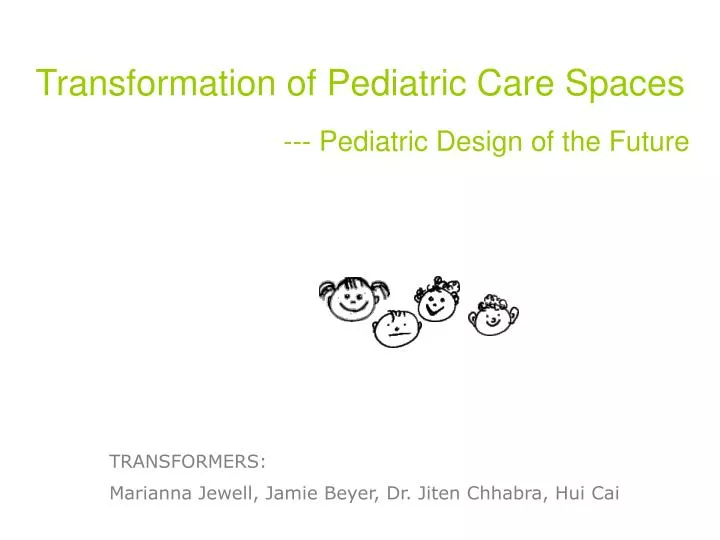 transformation of pediatric care spaces