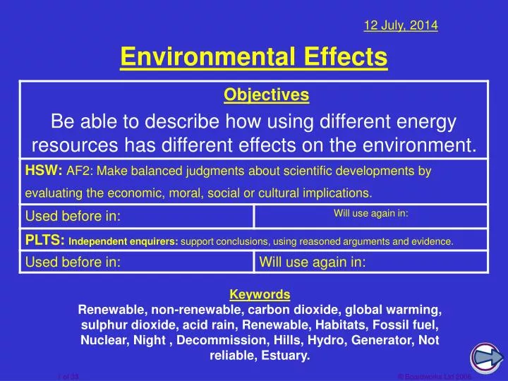 environmental effects