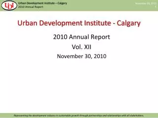 Urban Development Institute - Calgary