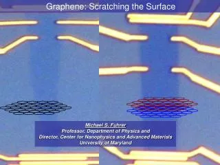 Graphene: Scratching the Surface