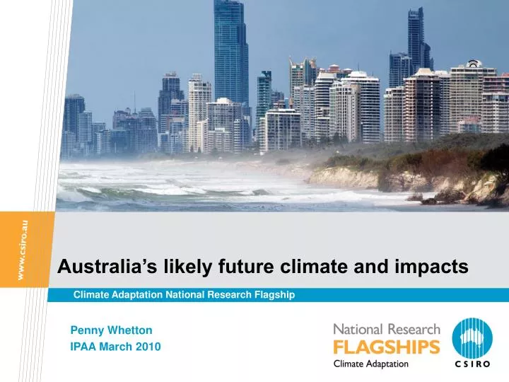 australia s likely future climate and impacts