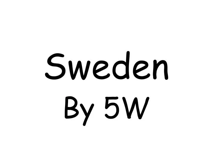 sweden