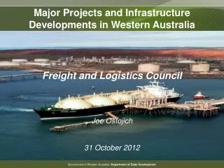 Major Projects and Infrastructure Developments in Western Australia