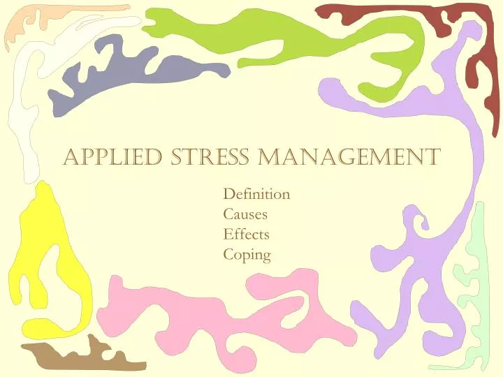 applied stress management
