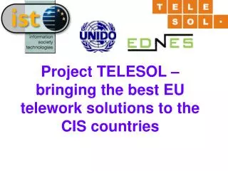 Project TELESOL – bringing the best EU telework solutions to the CIS countries