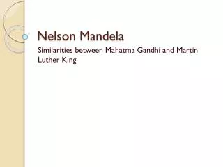 nelson mandela