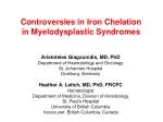 Controversies in Iron Chelation in Myelodysplastic Syndromes - slide 1