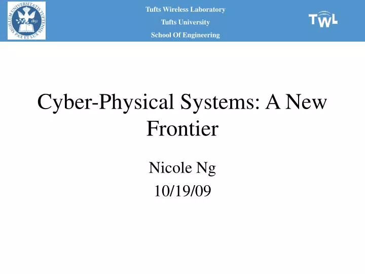 cyber physical systems a new frontier