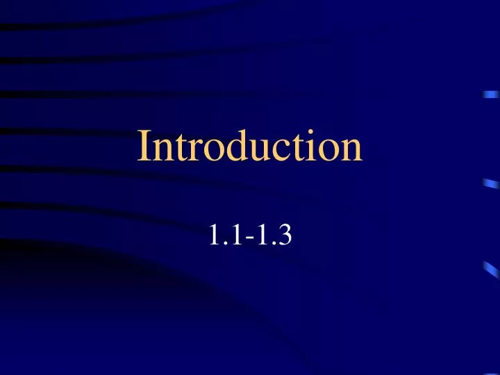 introduction