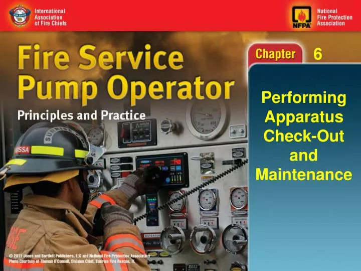 performing apparatus check out and maintenance