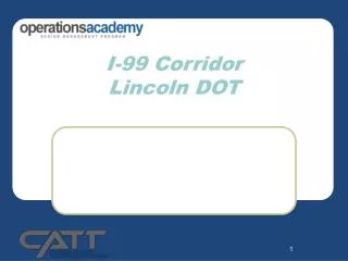 I-99 Corridor Lincoln DOT