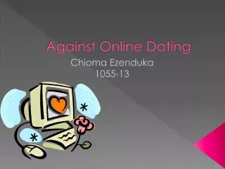 Against Online Dating