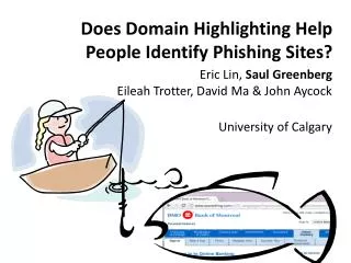 Does Domain Highlighting Help People Identify Phishing Sites?