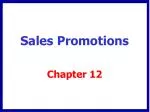 Sales Promotions - slide 1