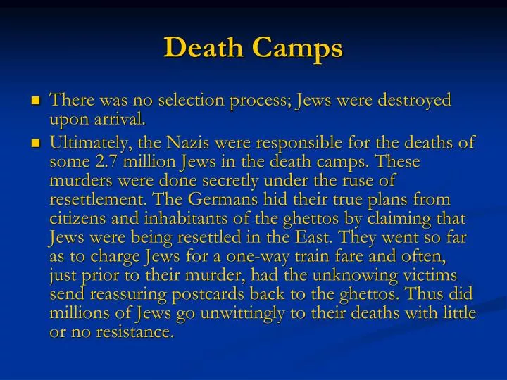 death camps