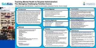 Teaching Mental Health to Hospital Administration: The Managing Challenging Families Course
