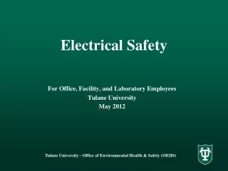 Electrical Safety