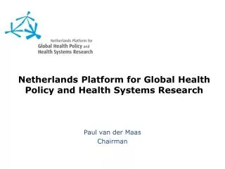 Netherlands Platform for Global Health Policy and Health Systems Research