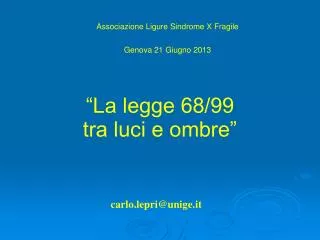 carlo.lepri@unige.it