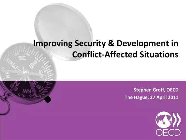 improving security development in conflict affected situations
