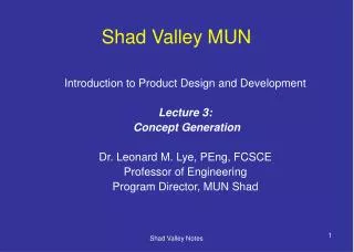 Shad Valley MUN