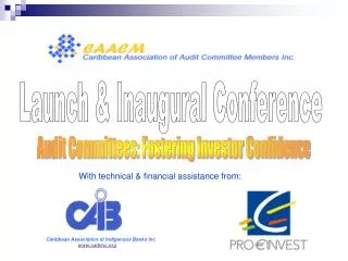 Launch &amp; Inaugural Conference