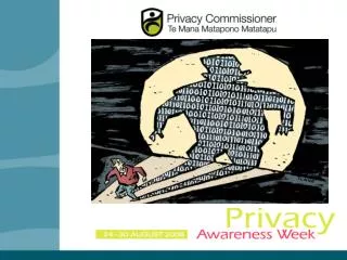 Katrine Evans: Current issues Key themes in enquiries and complaints “Privacy at work” Neil Sanson: • Risk Data brea