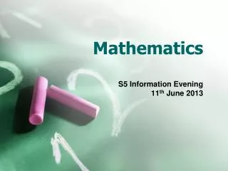 mathematics