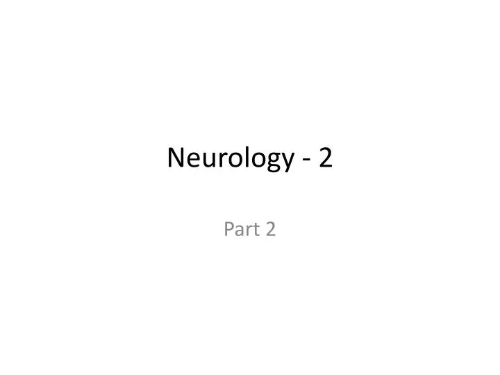 neurology 2